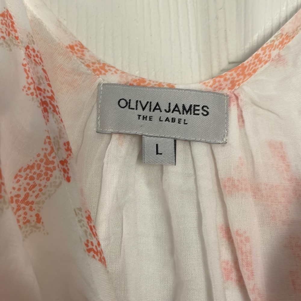 Olivia James - the label coral maxi dress